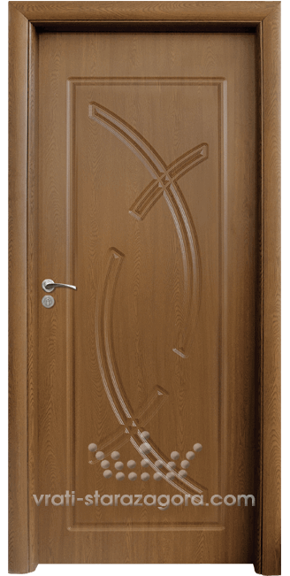 Интериорна Врата Стандарт 056 P цвят Златен Дъб