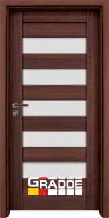 Интериорна врата Gradde Aaxel Glas, цвят Шведски дъб
