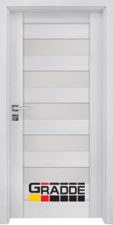 Интериорна врата Gradde Aaxel Glas, цвят Сибирска лиственица
