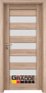 Интериорна врата Gradde Aaxel Glas, цвят Дъб Вераде