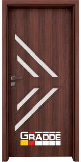 Интериорна врата Gradde, модел Paragon-Glas, цвят Шведски Дъб