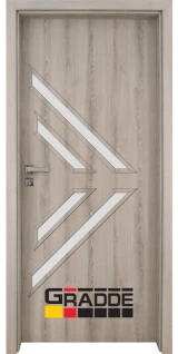 Интериорна врата Gradde, модел Paragon-Glas, цвят Ясен Вералинга