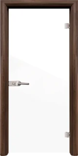 Стъклена врата Folio G 15-1, Орех